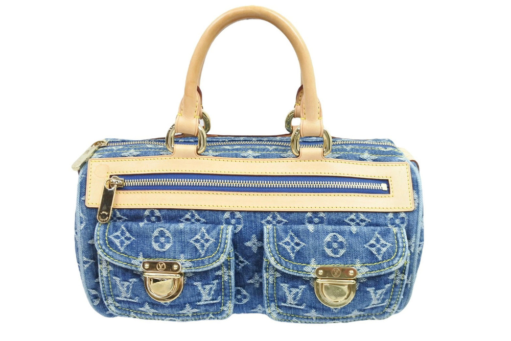 Louis Vuitton Neo Speedy Handbag Monogram Denim